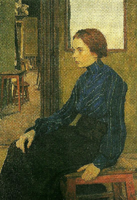 Carl Wilhelmson flicka i  blatt